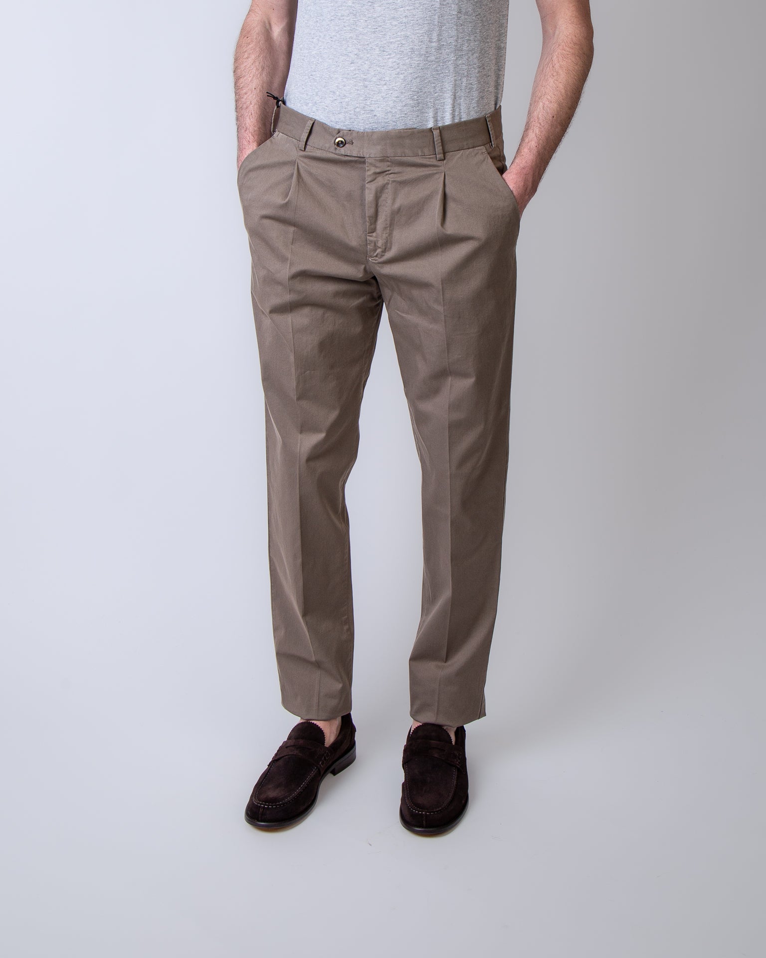 Pt Torino trousers ZTUFZA0CL1 PU42 Y121 dove grey – Flanella Shop