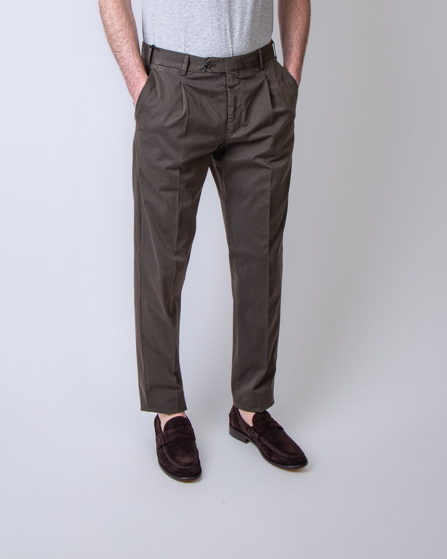 Pt Torino trousers ZTUFZA0CL1 PU42 Y177 brown – Flanella Shop