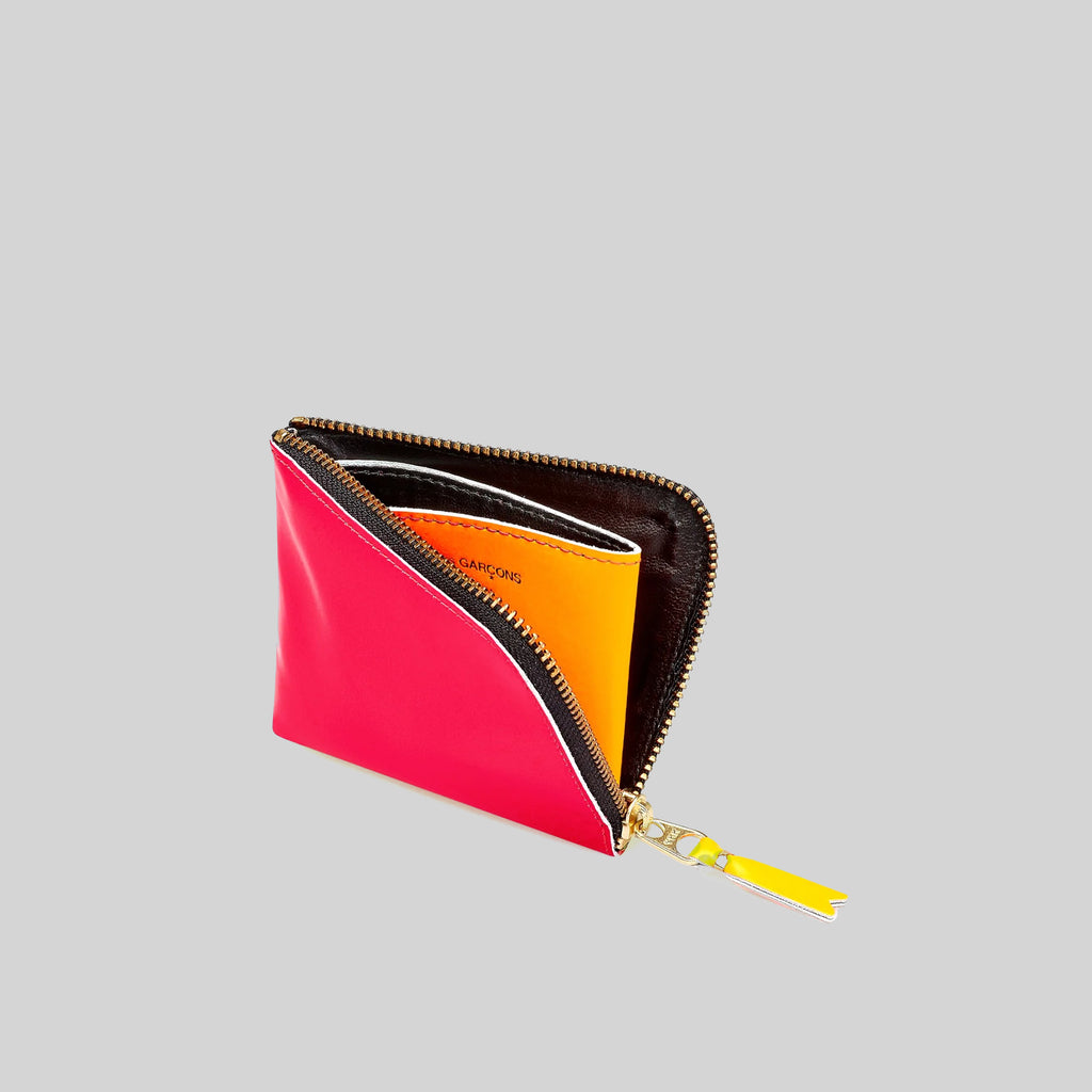 COMME DES GARCONS WALLET SA3100SF PINK YELLOW