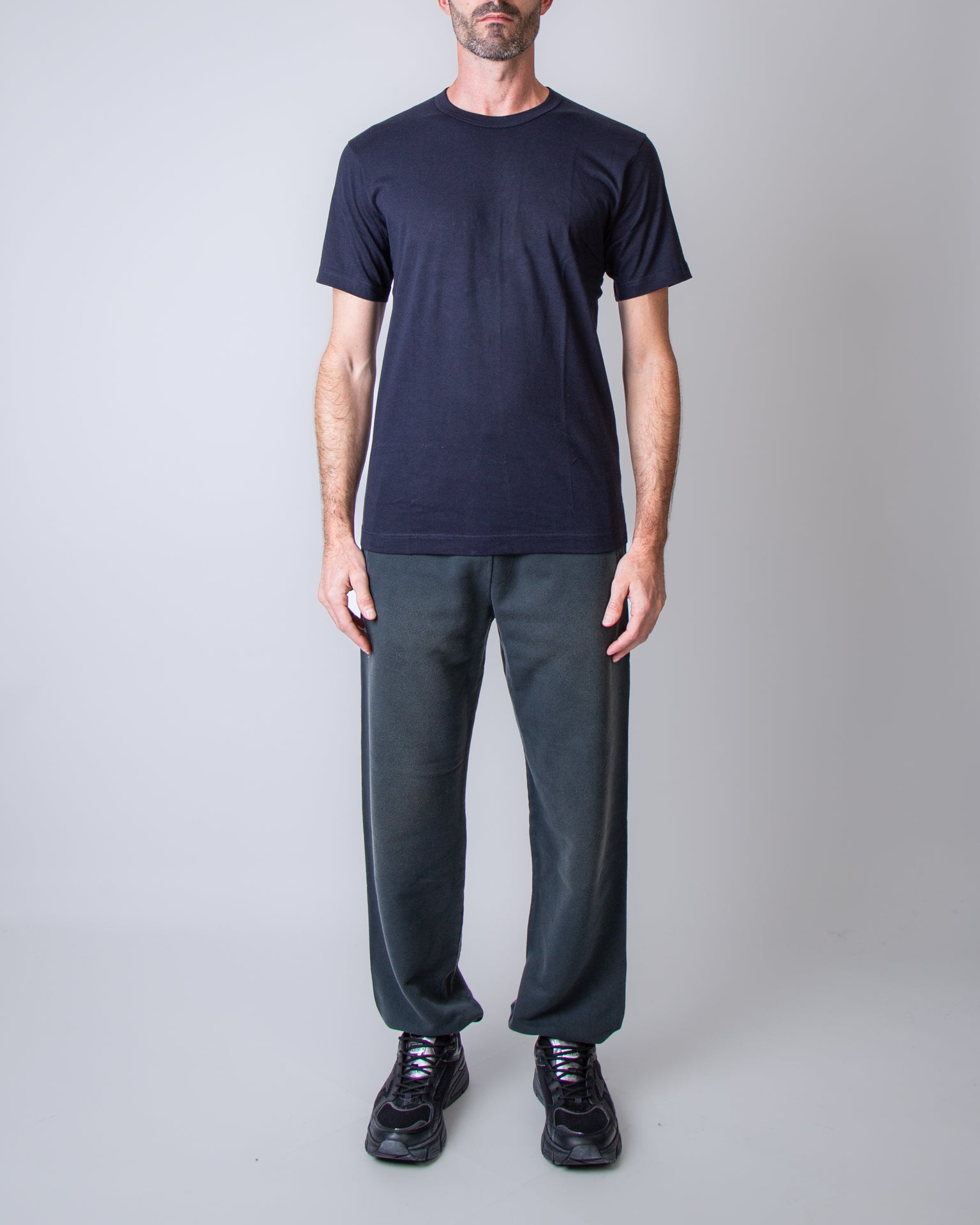 Comme Des Garcons Shirt t shirt FZ-T004 NAVY blu – Flanella Shop