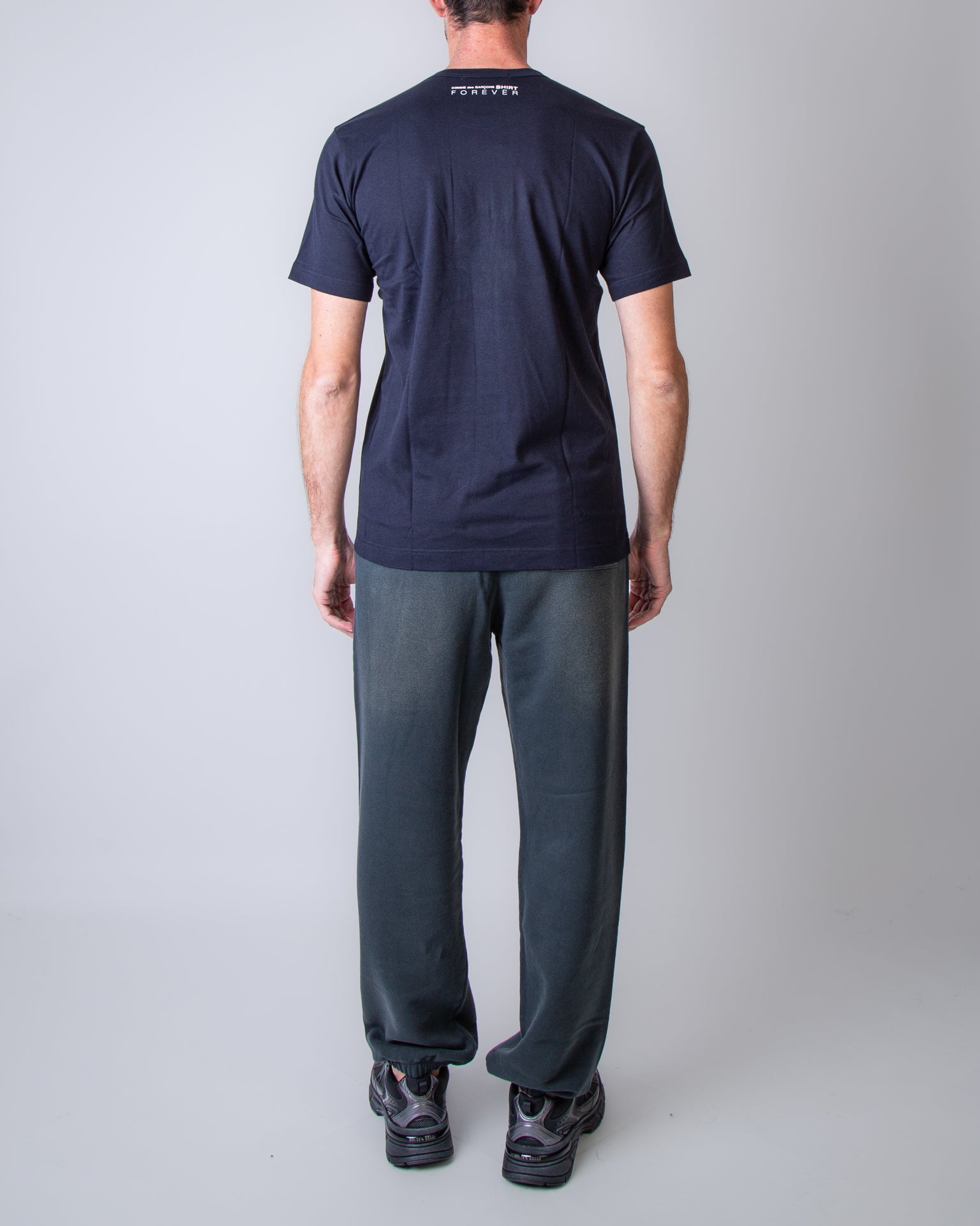 Comme Des Garcons Shirt t shirt FZ-T004 NAVY blu – Flanella Shop