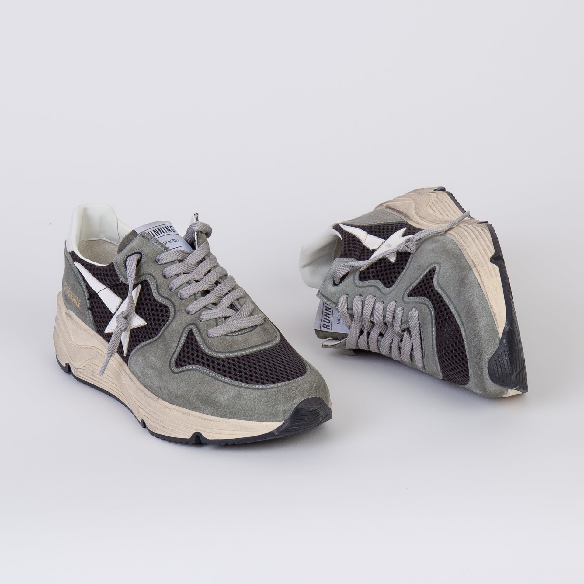 スニーカー GOLDEN  Men Sneakers GMF00126 F00757635933 GREEN GOLDEN GOOSE SNEAKERS GMF00126.F007576 35933 – Flanella Shop