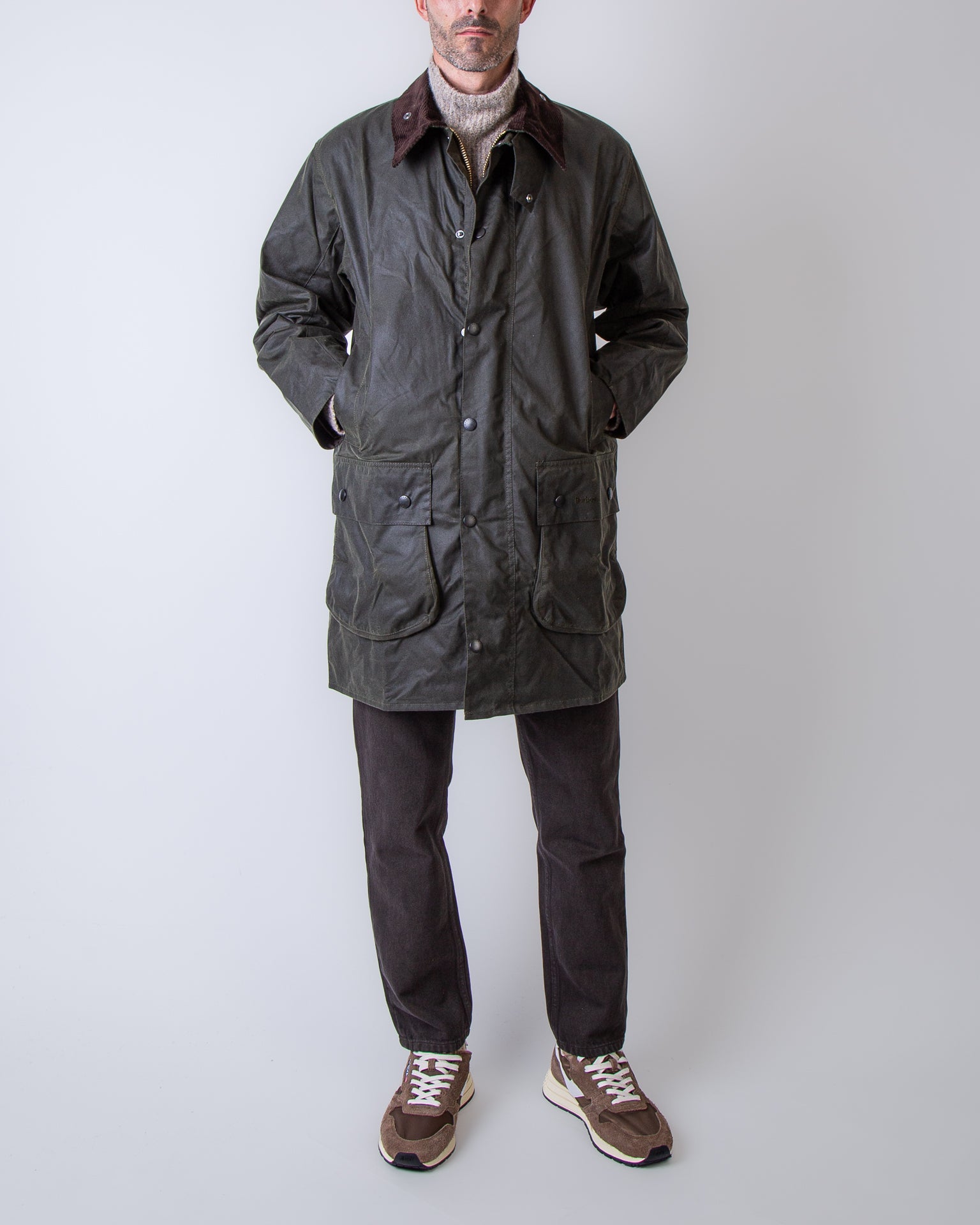 Barbour jacket MWX0008 OL99 green – Flanella Shop
