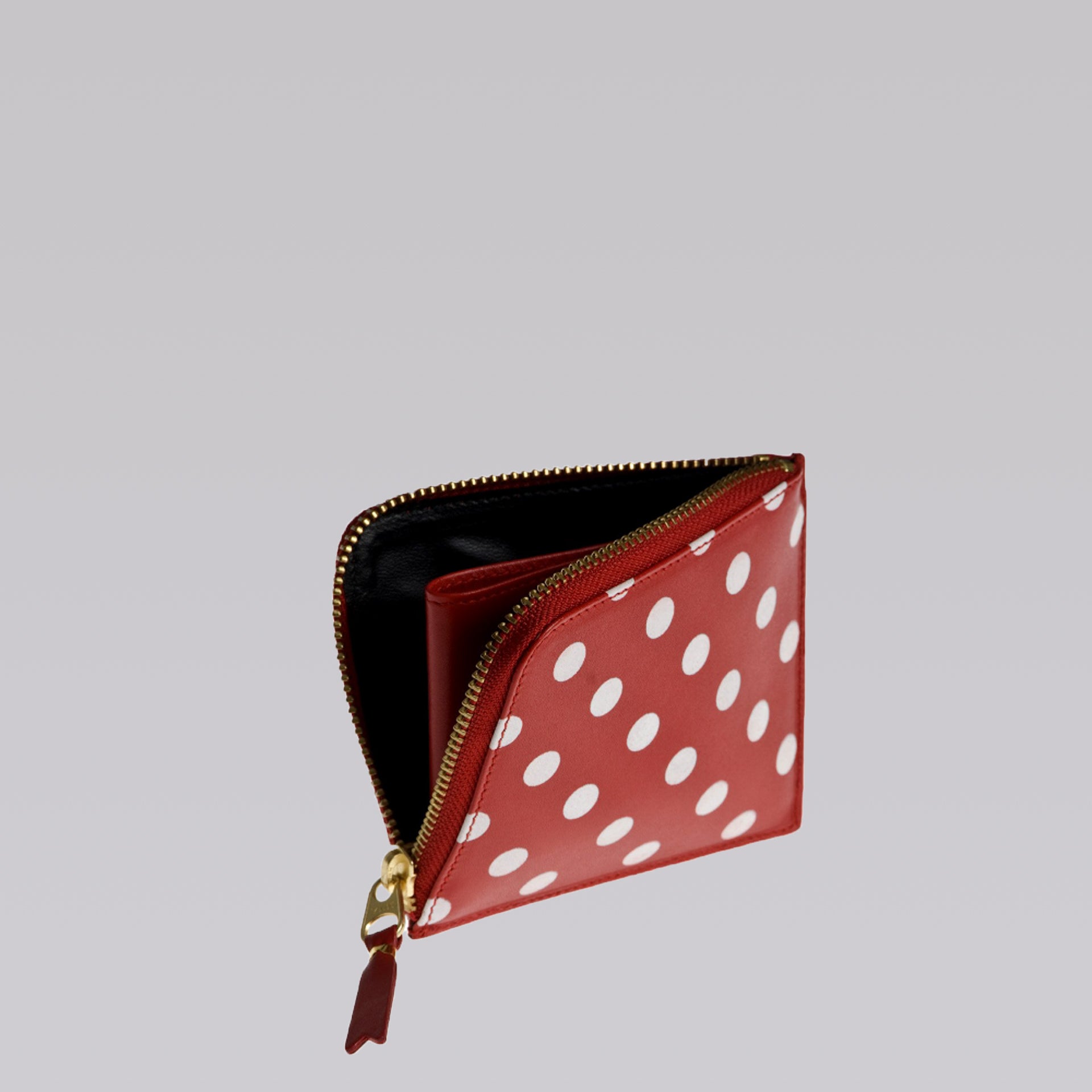 COMME DES GARCONS WALLET SA3100 POLKA DOTS RED – Flanella Shop