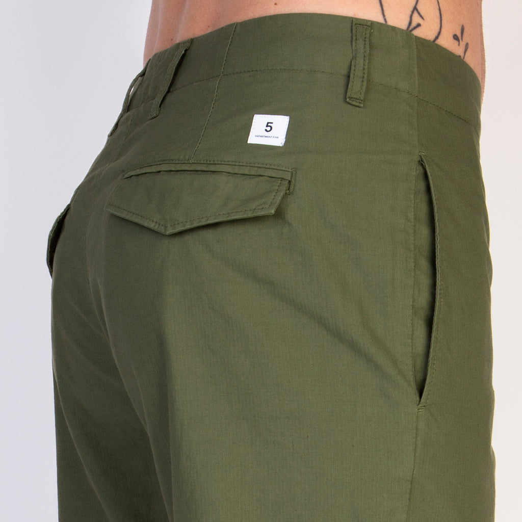 DEPARTMENT 5 TROUSERS UP007 1TS0091 715 MILITARY GREEN