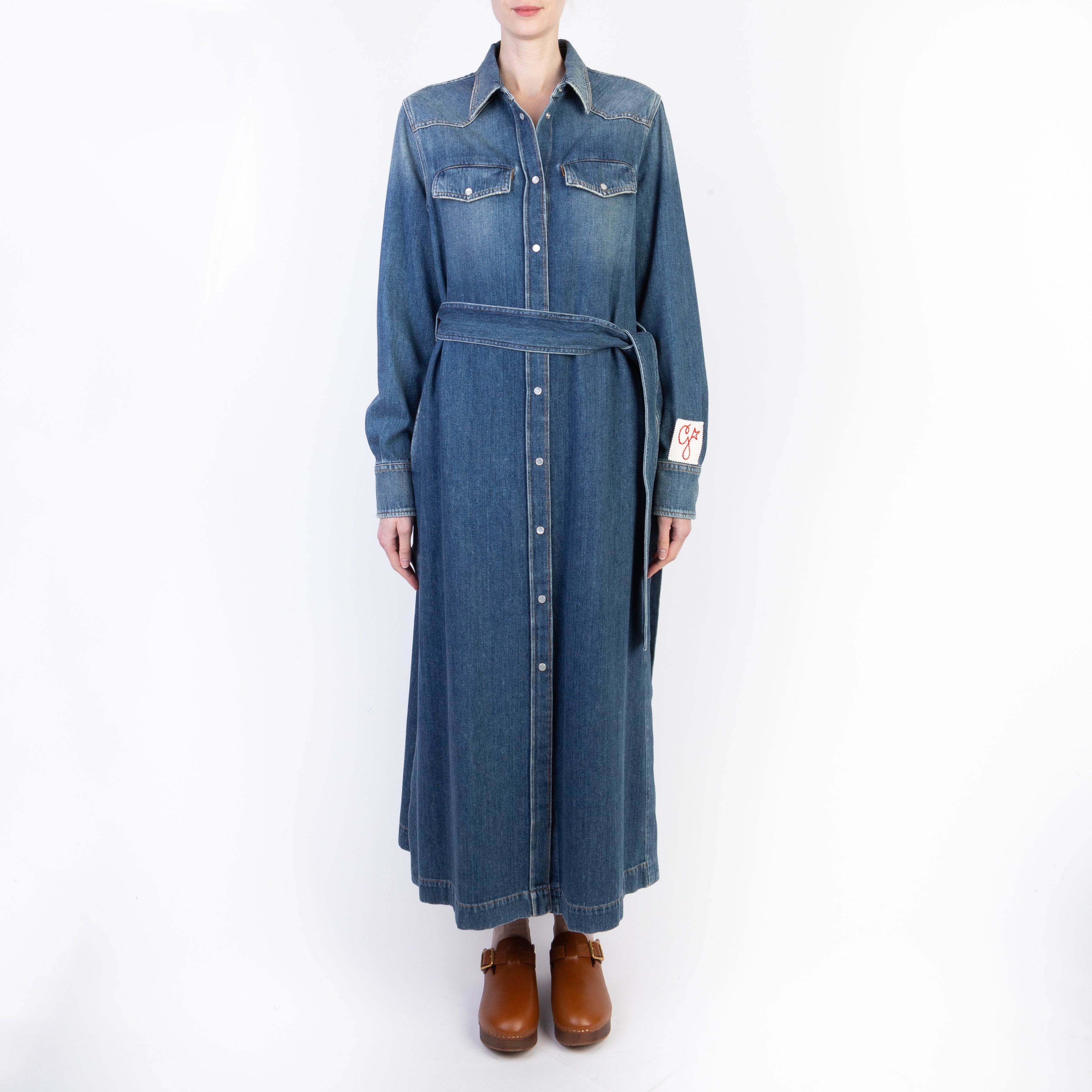 GOLDEN GOOSE DRESS GWP00714.P000624 50100 BLUE – Flanella Shop GOLDEN GOOSE DRESS GWP00714.P000624 50100 BLUE – Flanella Shop