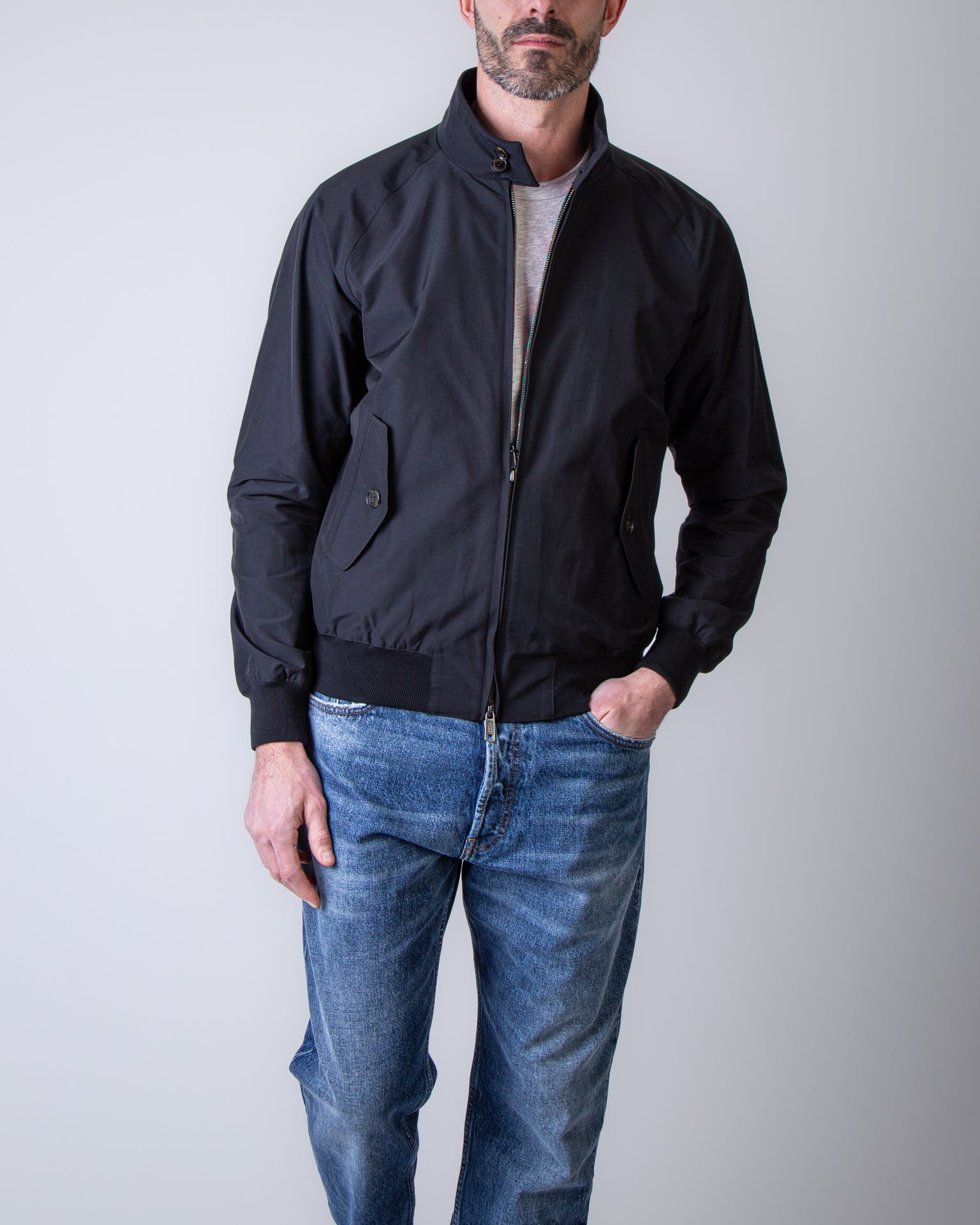 英国製】BARACUTA ジャンパー ネイビー 42 G18 BARACUTA CLOTH Navy
