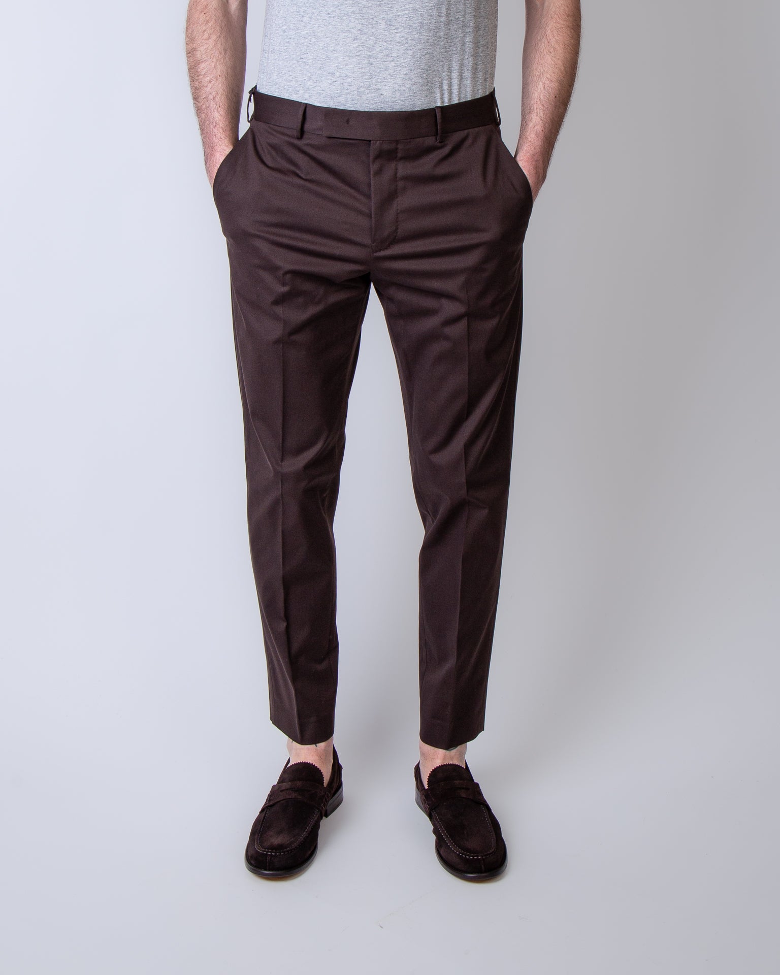 チノ　ロンダーPT Pt Torino trousers RSZ1Z00FWD SD59 0170 brown – Flanella Shop