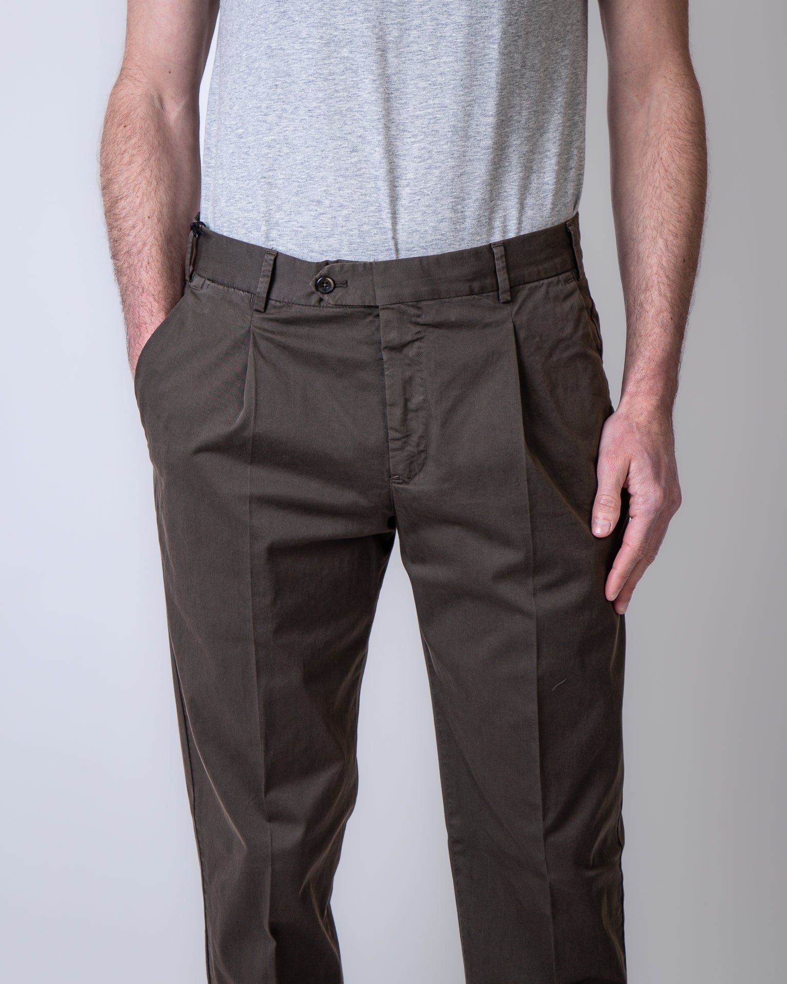 Pt Torino trousers ZTUFZA0CL1 PU42 Y177 brown – Flanella Shop