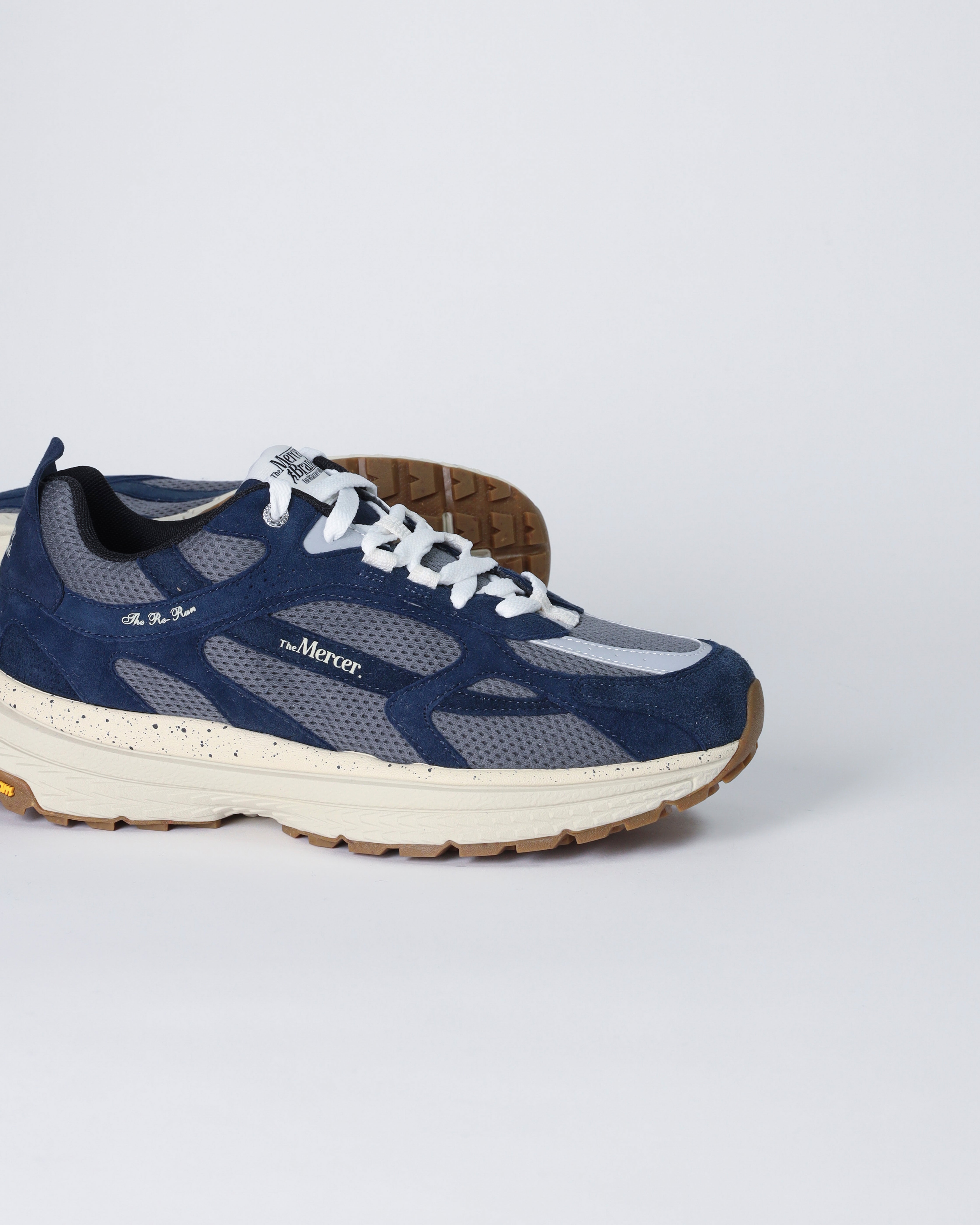 The Mercer brand men's sneakers ME261015 NAVY blue – Flanella Shop