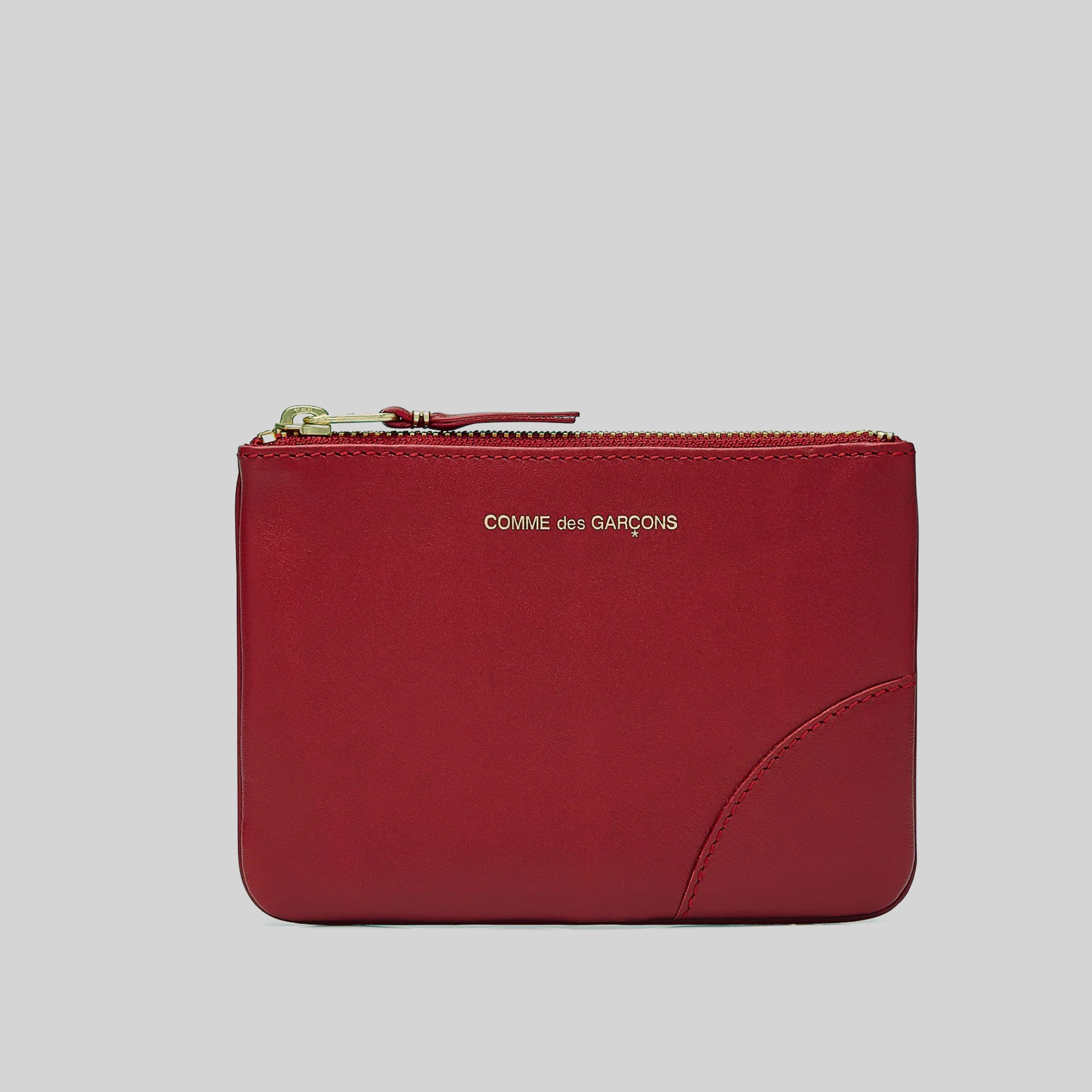 COMME DES GARCONS WALLET SA8100 COLOR PLAIN RED – Flanella Shop